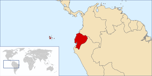 Mapa del Ecuador